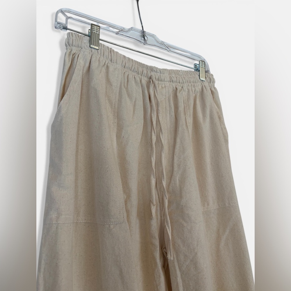 Baron Italy Beige Wide-Leg Pants - Picture 2 of 7